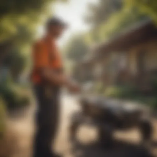 Aantex Pest Control Sacramento exterminator inspecting property