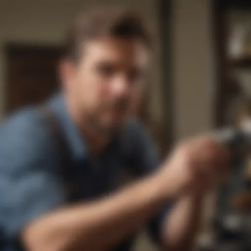 A skilled craftsman working on a home repair project in Austin