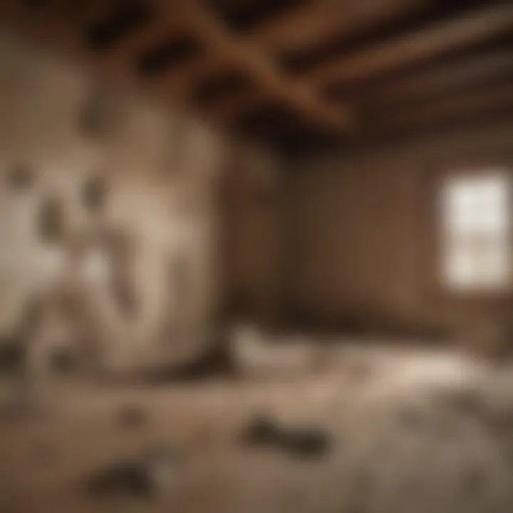 Insulation damage caused by bats