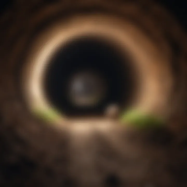 Mole tunnel detection using technology