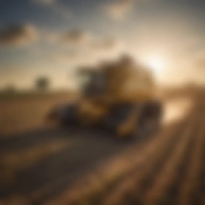Robotic Harvester in Action in Agriturf Setting