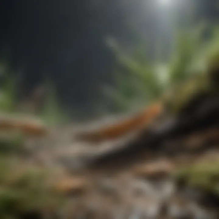 Illustration of common habitats where silverfish thrive