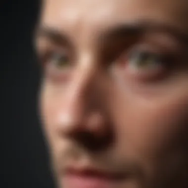 Person experiencing symptoms of ant powder poisoning