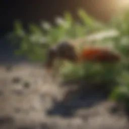 Aromatic herbs repelling mosquitoes