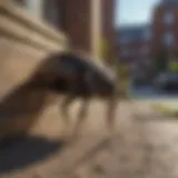 Efficient pest control application in urban environment