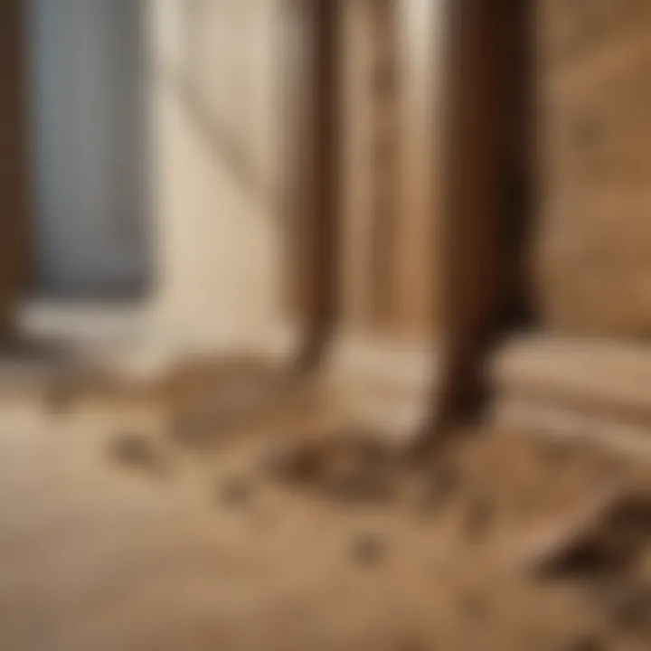 Assessment of Termite Damage by Experts Professional pest control technician assessing a home for termite damage