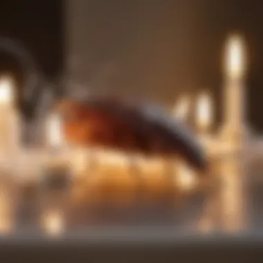 Artistic Bed Bug Candle Smoke Effect in Dim Lighting Artistic Bed Bug Candle Smoke Effect in Dim Lighting