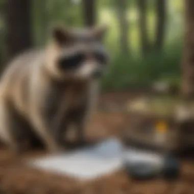 Reviewing Wildlife Trapping Regulations A homeowner reviewing local regulations regarding wildlife trapping.