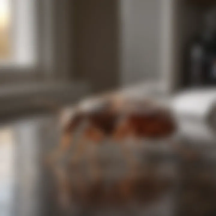 Application of Boric Acid for Flea Control Boric acid being applied in a home setting