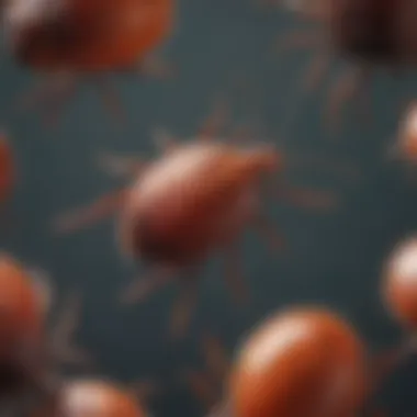 Illustration of tick life cycle