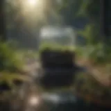 Habitat for Mosquito Breeding Mosquito breeding ground in stagnant water