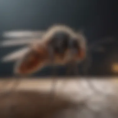 Mosquito Attracted to Body Heat