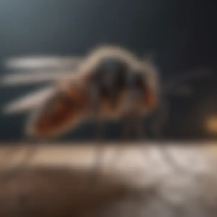 Mosquito Attracted to Body Heat