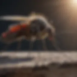 Mosquito Attracted to Carbon Dioxide Emission