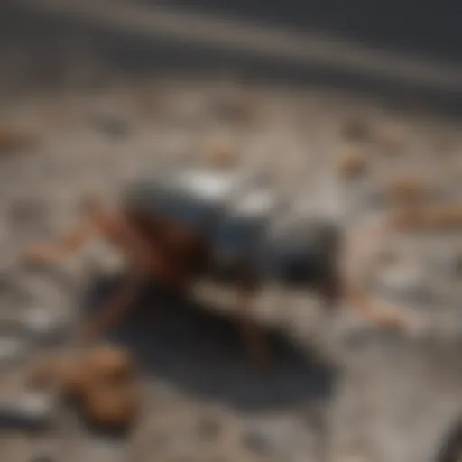 A close-up view of common pests found in urban environments