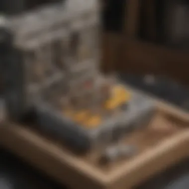 Insight into Bait Box Mechanisms Close-up of a bait box mechanism showing how it attracts and traps rodents.