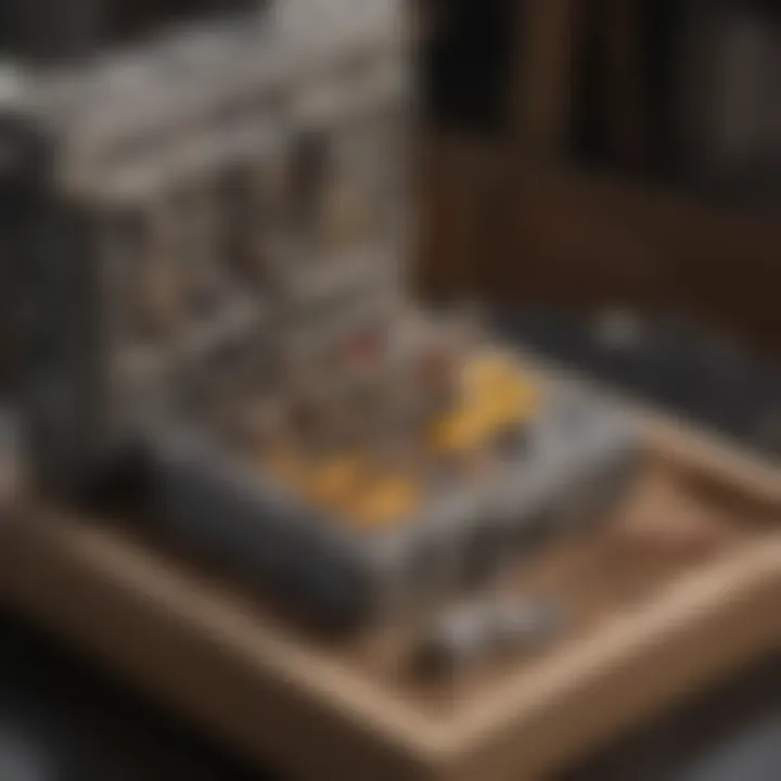 Insight into Bait Box Mechanisms Close-up of a bait box mechanism showing how it attracts and traps rodents.