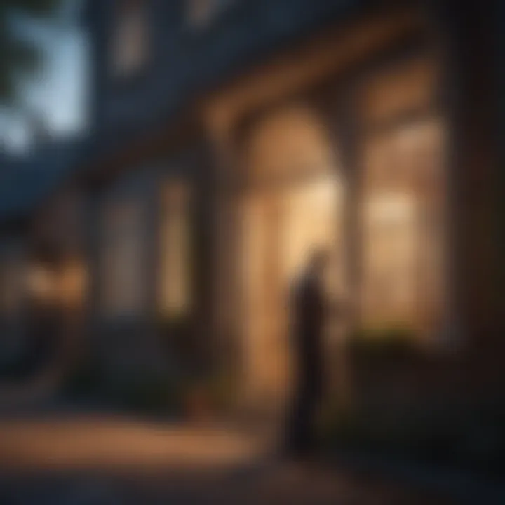 Property Inspection Professional inspecting a property for potential bat entry points