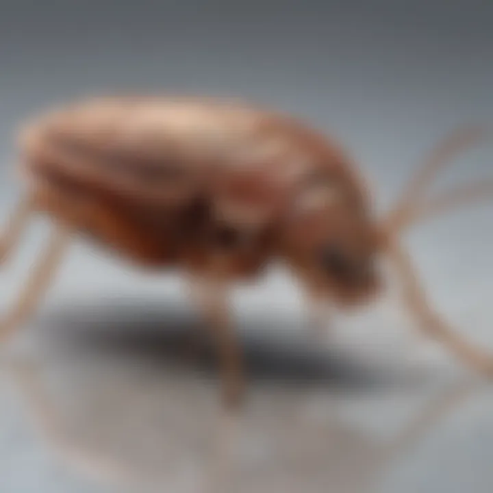 Comparison of typical bed bug bites with other insect bites on skin