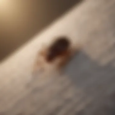 Bed Bug Crawl on Fabric