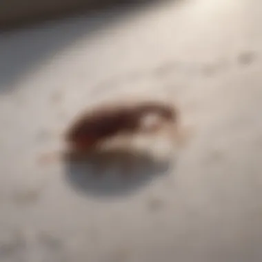Signs of Bed Bug Presence Illustration of bed bug excrement on a mattress