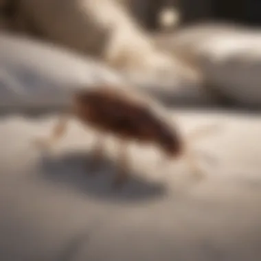 Bed Bug Indicators in Living Spaces Visual representation of bed bug indicators in living spaces