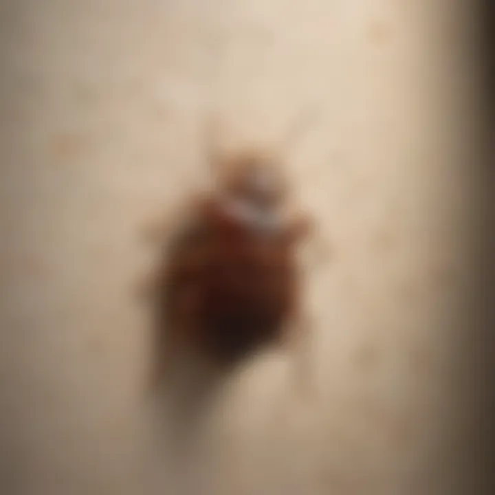 Illustration demonstrating bed bug movement through walls