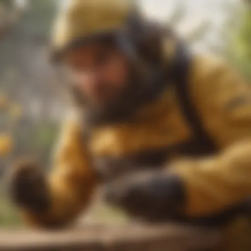 Bee Exterminator in Action