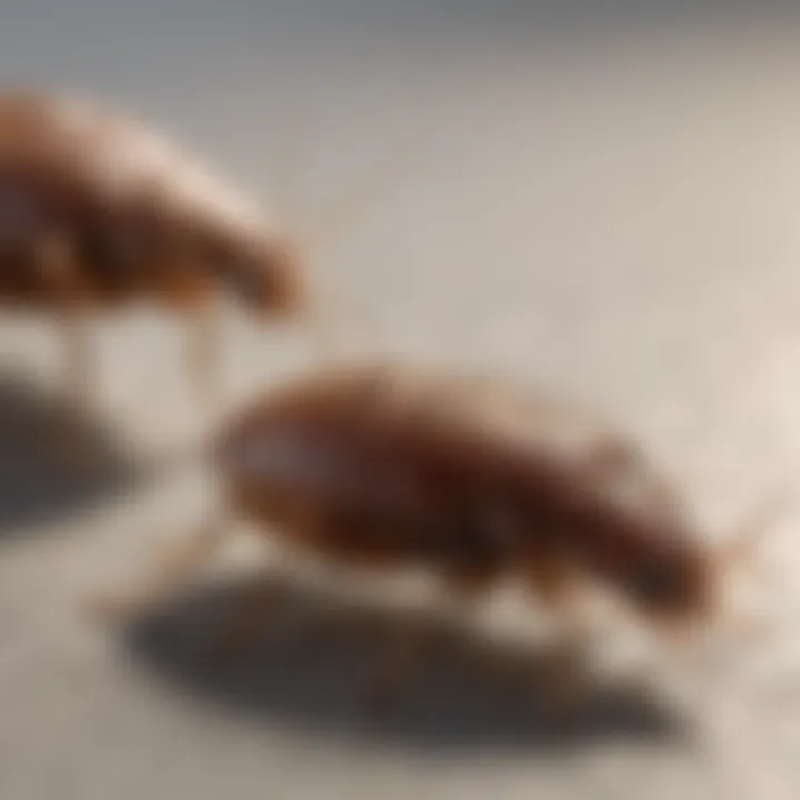 Behavioral differences between bed bugs and fleas