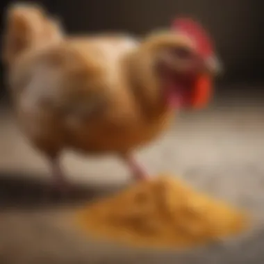 Benefits of Chicken Flea Powder Illustration highlighting the benefits of using chicken flea powder for flea infestations