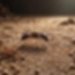 Granules effective for ant extermination