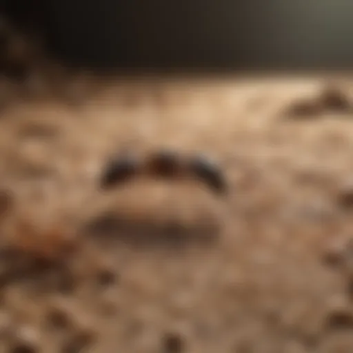 Granules effective for ant extermination