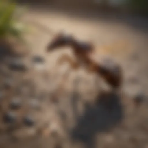 Natural ant repellent made from essential oils