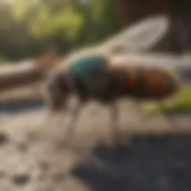 Effective Application Techniques Illustration of effective application methods for fly repellents