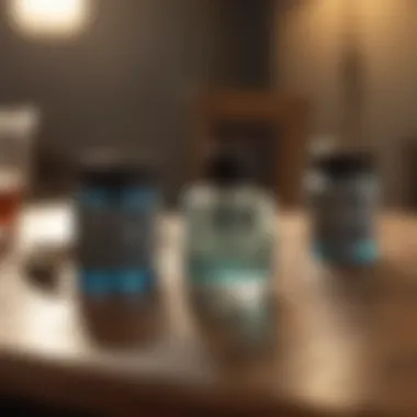 Commercial fly repellent products displayed on a table