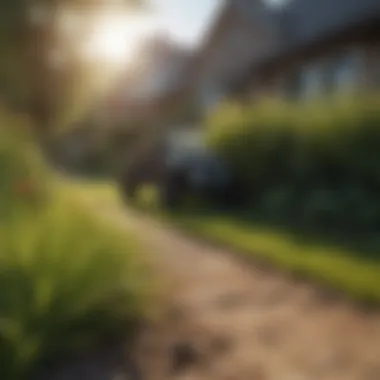 Lawn treatment for flea removal