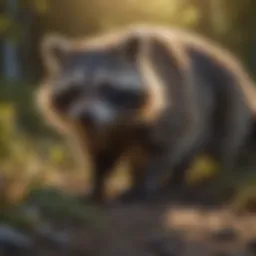 Natural raccoon bait options in the environment