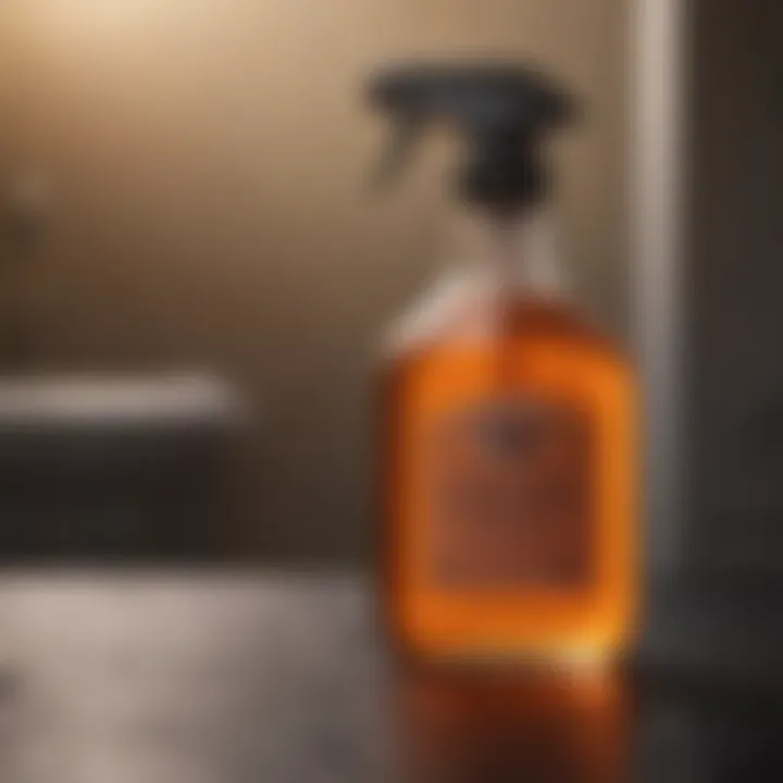 Chemical spray bottle with effective flea-killing properties