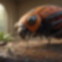 Billy the Bug Guy in his natural habitat, working with insects