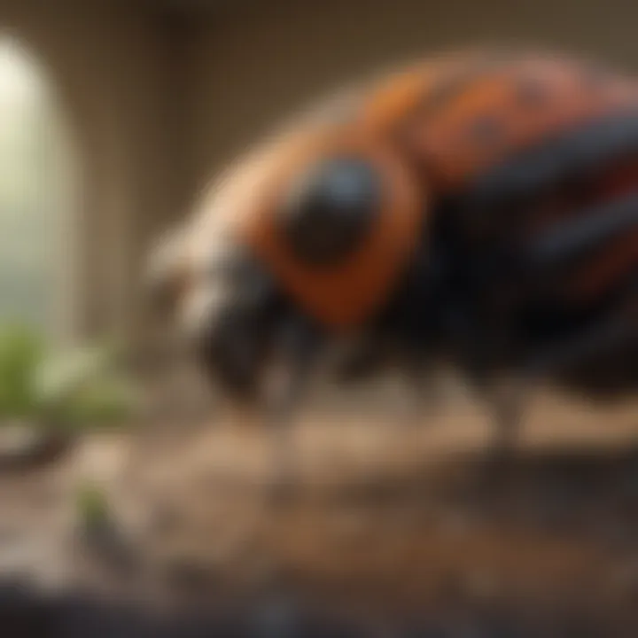 Billy the Bug Guy in his natural habitat, working with insects