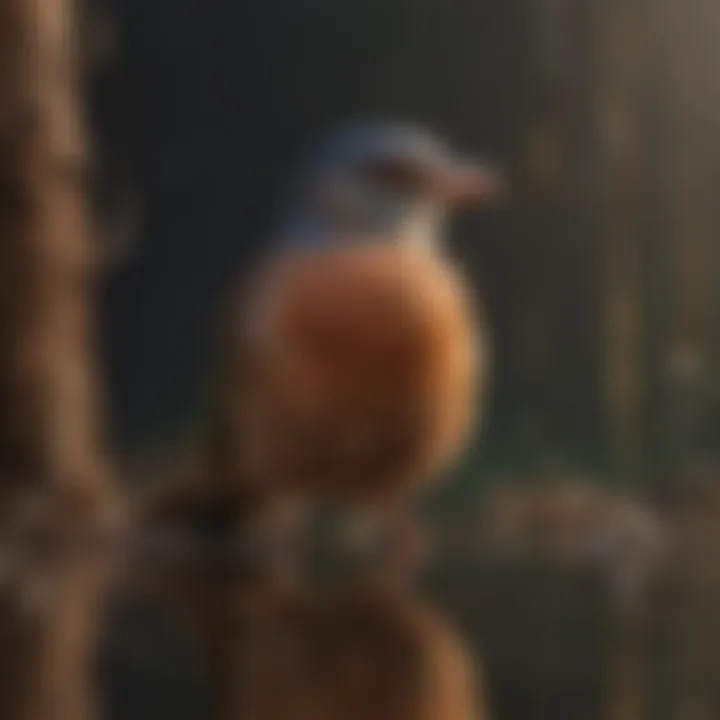 Birds responding to reflective streamers