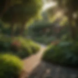 Lush Greenery in Blades of Green's Garden Oasis