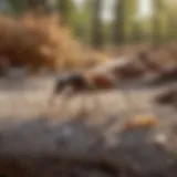 Borax granules for carpenter ant control