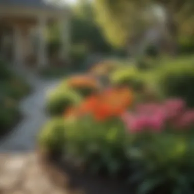 TruGreen's Garden Enhancement Solutions Beautifully manicured garden with colorful flowers