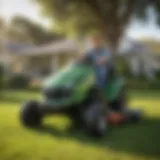 Lush green lawn in Brandon, FL