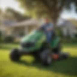 Lush green lawn in Brandon, FL