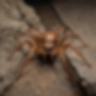 Habitat Preferences of Brown Recluse Spider Brown Recluse Spider in Dark and Damp Corner