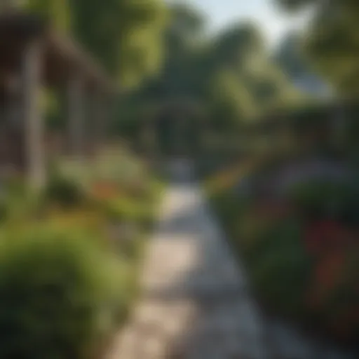 Lush garden designed by Cardinal Landscaping NJ
