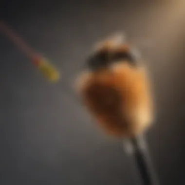 Precision Application Technique with Duster Pole Carpenter Bee Duster Pole in Action