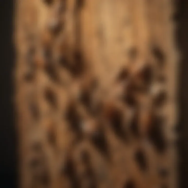 Cedar Wood Damage Caused by Termites